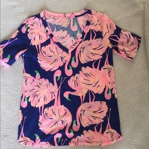 Lilly Pulitzer “Gimme Some Leg Shirt” NWOT